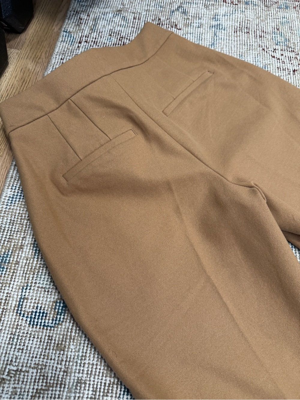 Express Women’s Flare Leg Pants in Camel - Picture 2 of 10